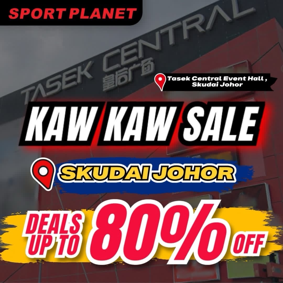 Sport Planet Sale at Tasek Central